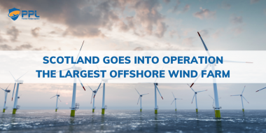 Scotland goes into operation the largest offshore wind farm
